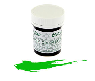 Sugarflair Green Extra